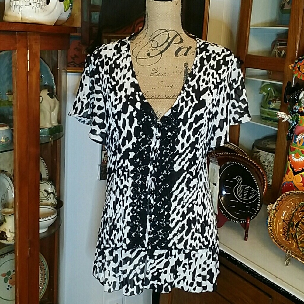Crinkle Pleat Top XL by New York City Design Co